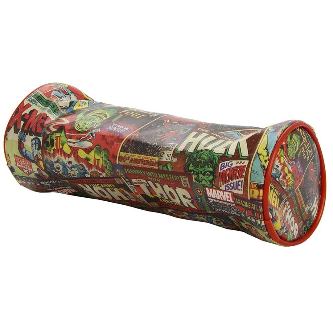 Marvel ‑ Retro pennal med Hulken, Thor, Fantastic Four m.m