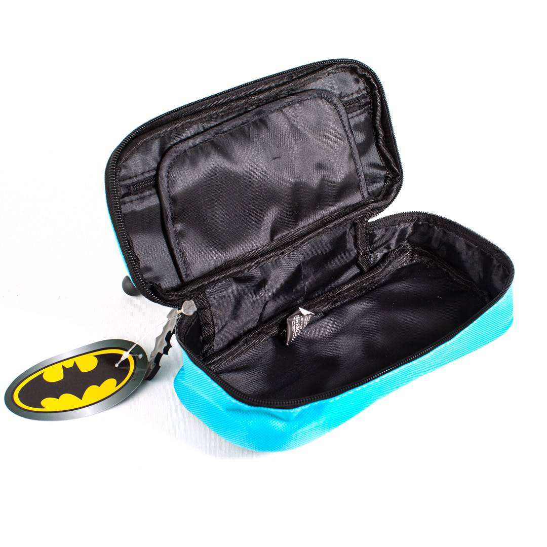 Batman ‑ Stilig enkelt pennal blått/turkis