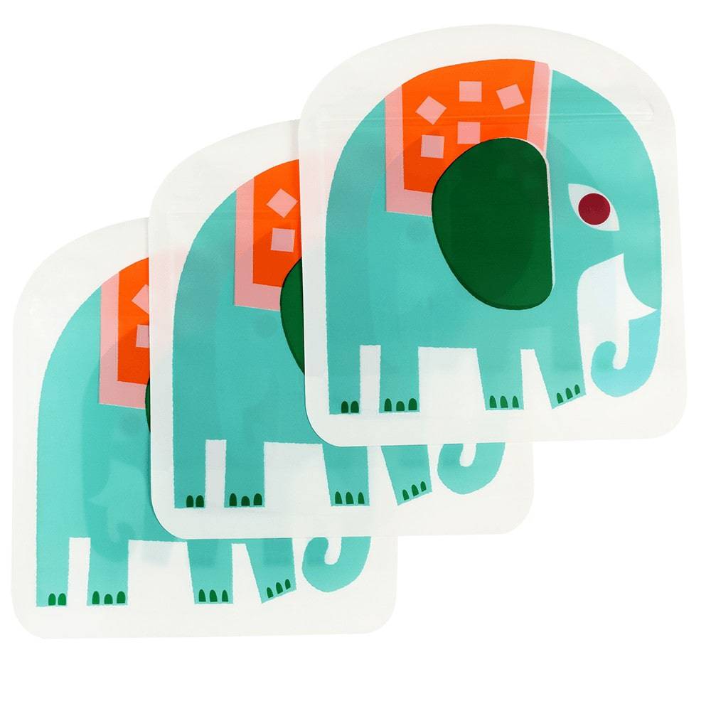 Rex London Snacksposer ‑ Elefant 3 pakning