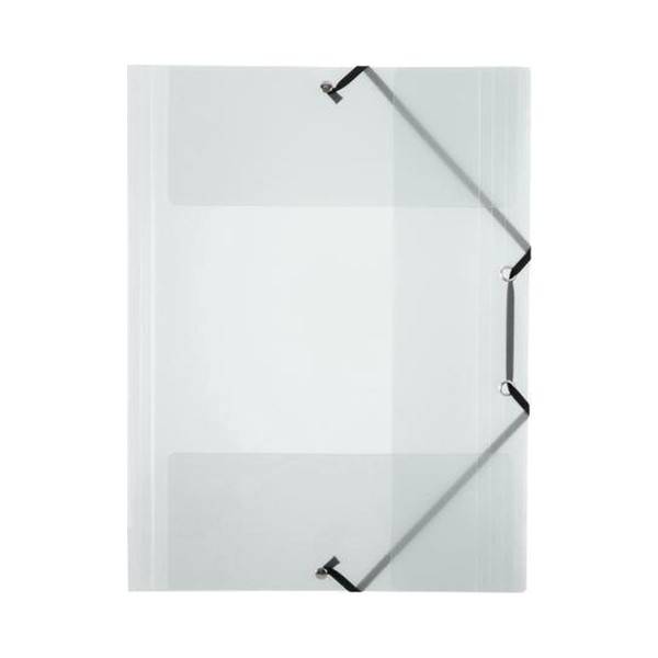 Plastmappe m/strikk A4 ‑ blank
