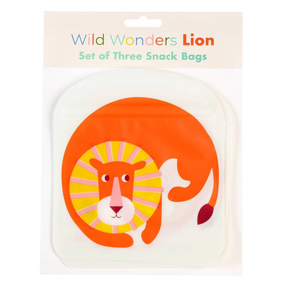 Rex London Snacksposer ‑ Løve 3 pakning