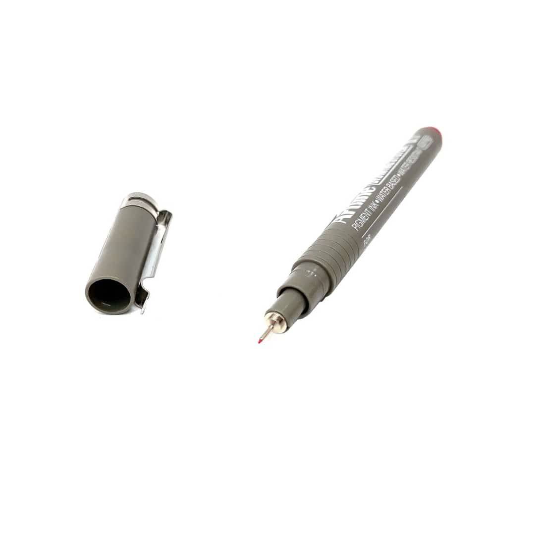 Artline 231 Fineliner Drawing System ‑ Rød 0.1 tupp