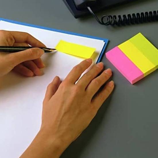 Post‑it Indeksmarkør 15x50 ‑ Neon