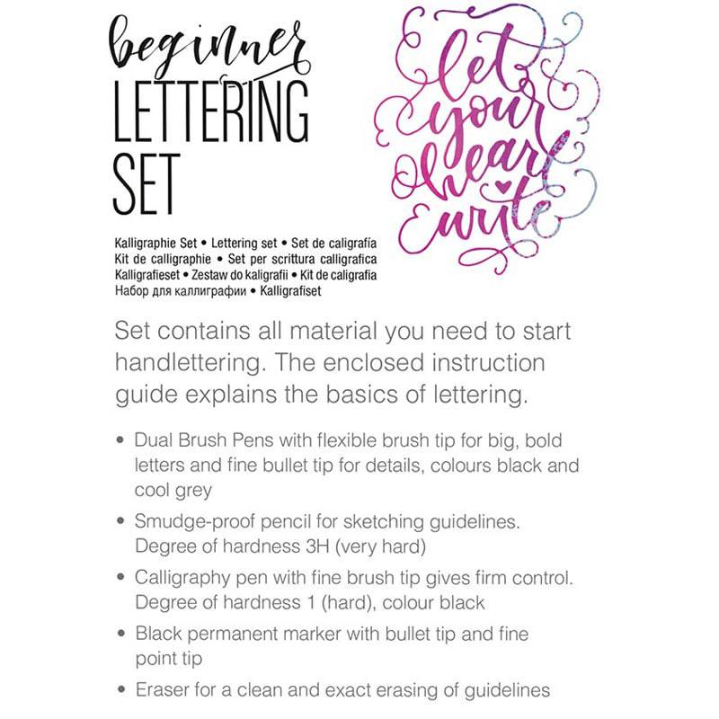 Tombow Skrivesett med 6 deler penner og tusjer