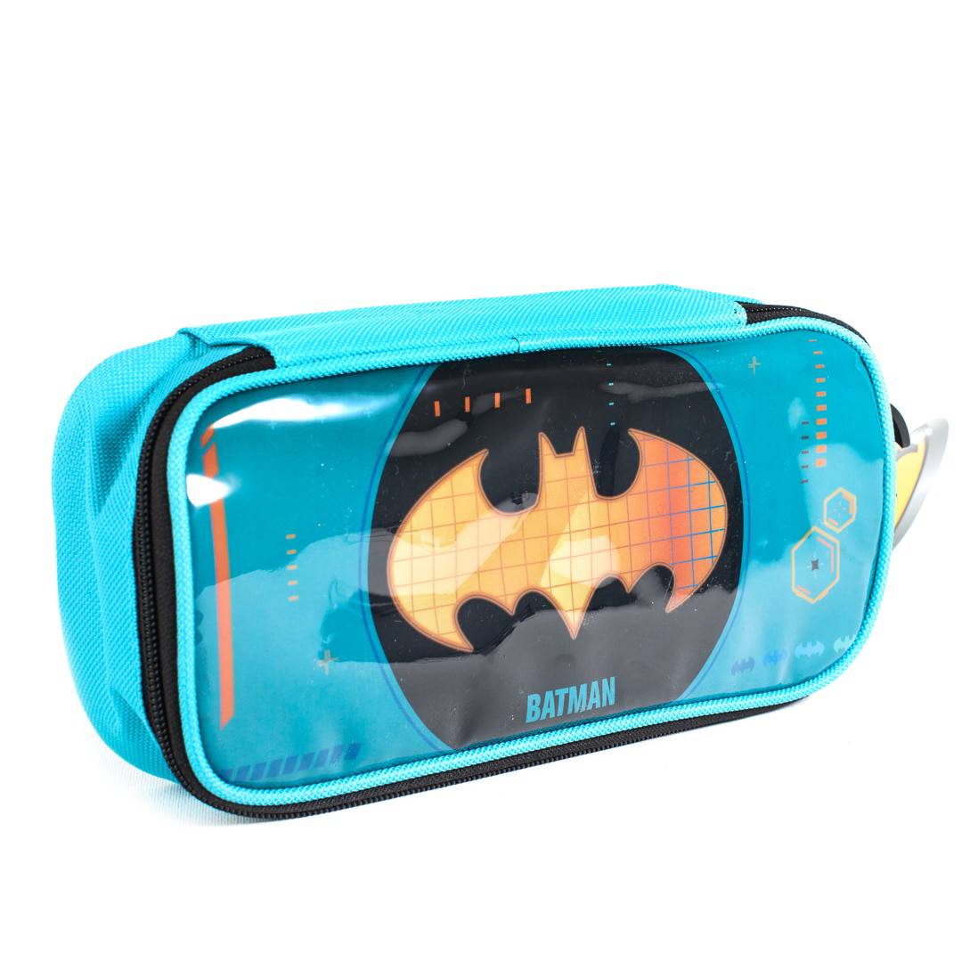 Batman ‑ Stilig enkelt pennal blått/turkis