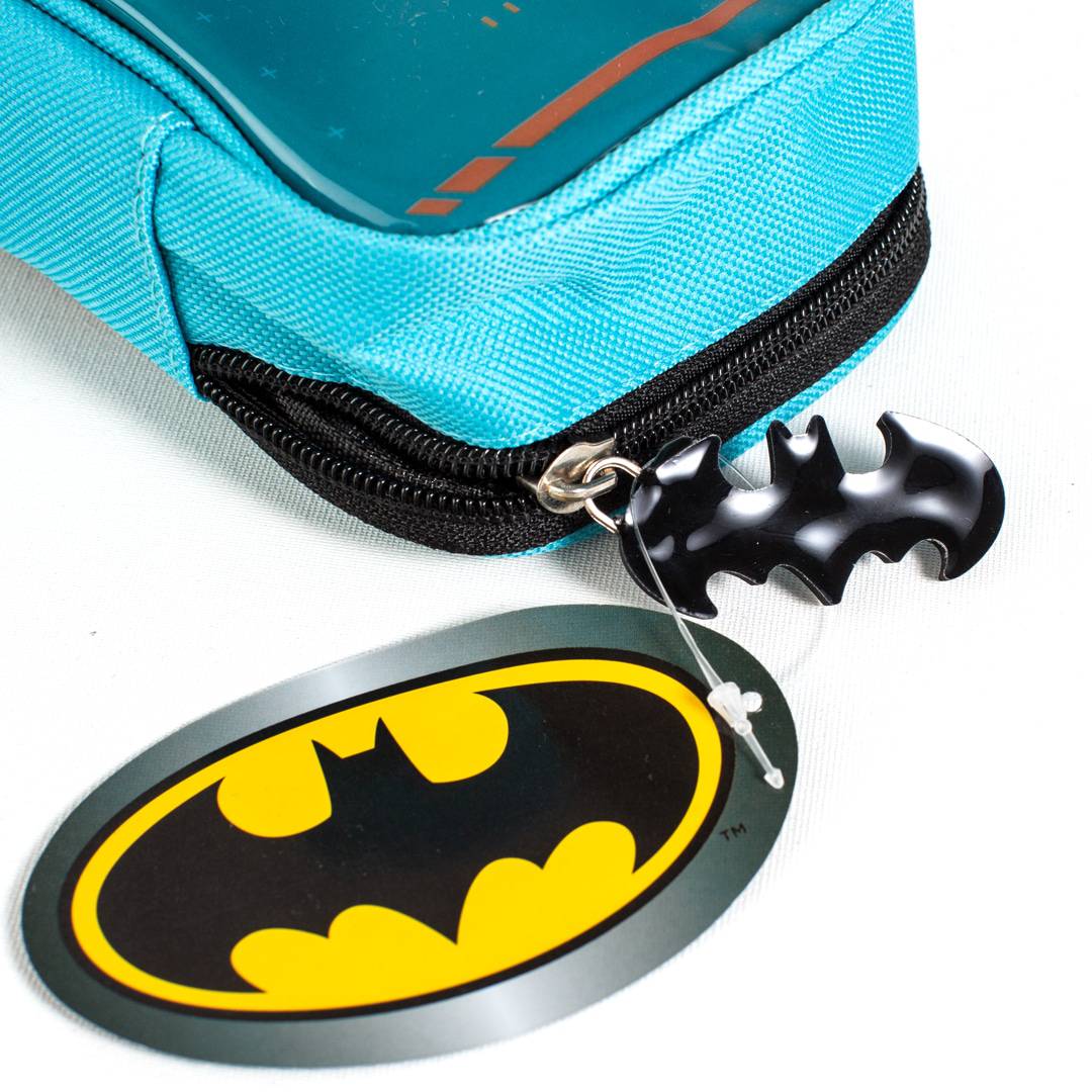 Batman ‑ Stilig enkelt pennal blått/turkis