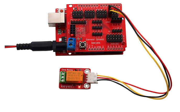 Keyes 5V Relay - Relé med koblingskabel til Arduino, Raspberry og andre