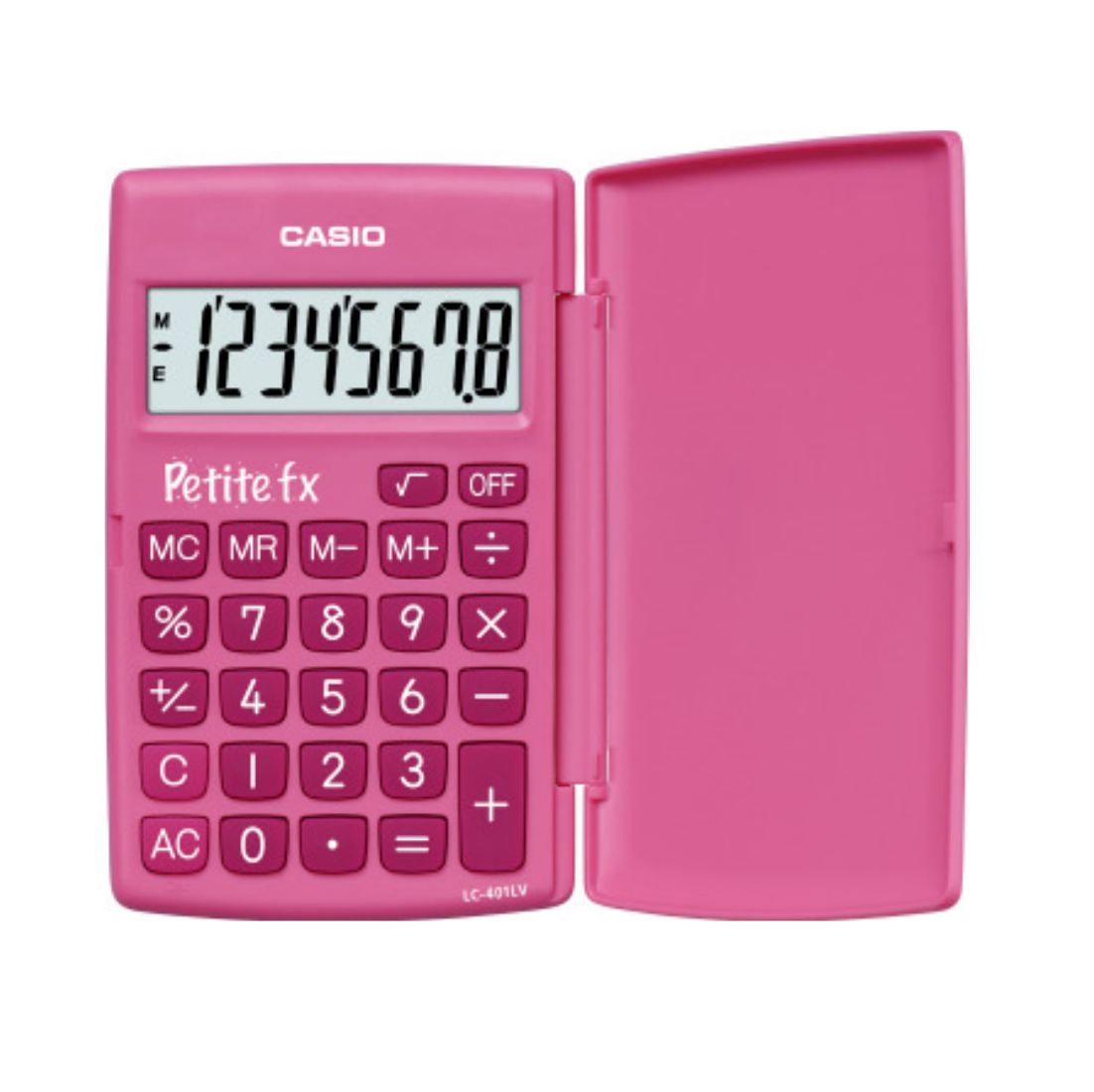Casio LC-401 - Rosa - Kalkulator for grunnskolen