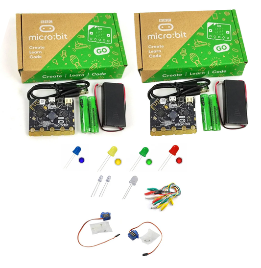 BBC micro:bit Startpakke Liten inkl. LED lys og servoer