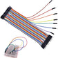 GPIO Jumper dupont kabler (bunt med 3 varianter)