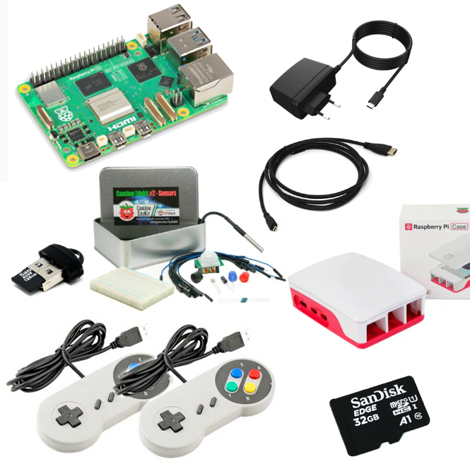 Raspberry Pi 5 8GB Startpakke Stor