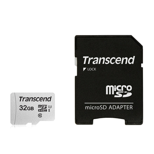 Transcend MicroSD kort med adapter - 32GB