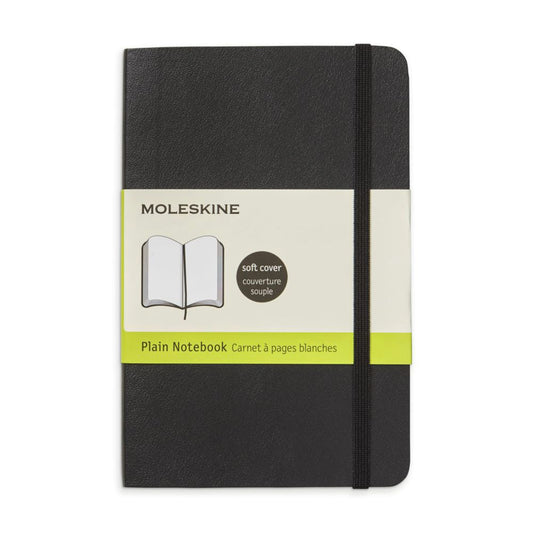 Moleskine Soft Pocket Plain Notatbok ‑ Sort