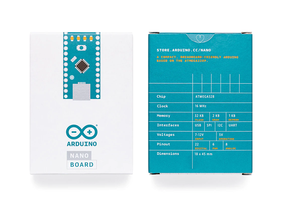 Arduino NANO R3 - ATMEGA328 utviklingsbrett