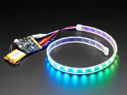 Adafruit Neopixel Clip RGB Lyslenke 0.5m til micro:bit