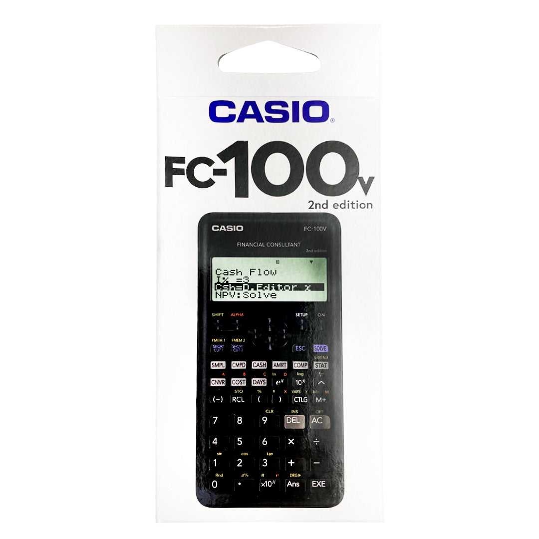 Casio FC-100V Finanskalkulator - Second Edition