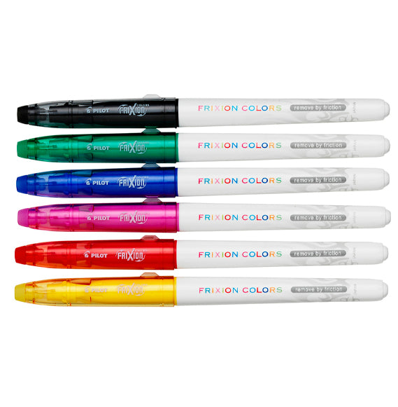 Pilot Frixion Viskbare tusjer 6 stk.
