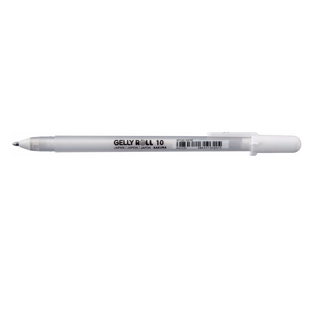 Sakura Gelly Roll Hvit Penn - Ass. tykkelser