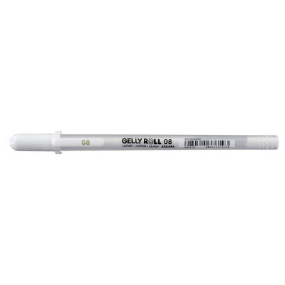 Sakura Gelly Roll Hvit Penn - Ass. tykkelser