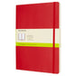 Moleskine Soft XL Dotted Notatbok - Rød