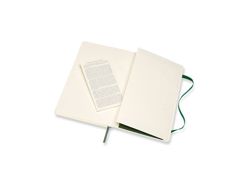 Moleskine Soft Large Dotted Notatbok ‑ Grønn