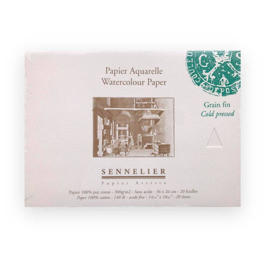 Sennelier Akvarell Papir ‑ 300g 20 ark - 36x26cm