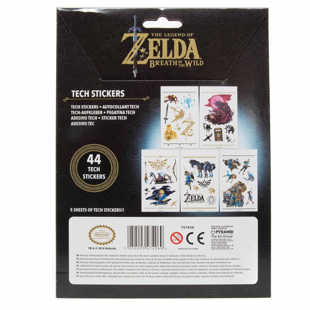 The Legend of Zelda ‑ 44 Originale Tech klistremerker