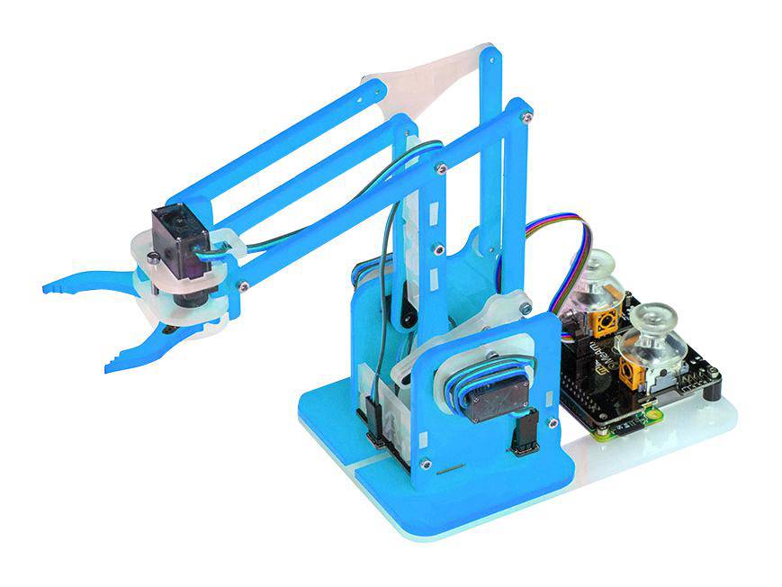 Kitronik MeArm Robot arm til Raspberry Pi ‑ Blå 