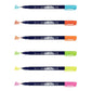 Tombow Fudenosuke Penselpenner ‑ 6 neonfarger