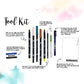Tombow Blended Lettering Set ‑ Good Vibes - 10 deler