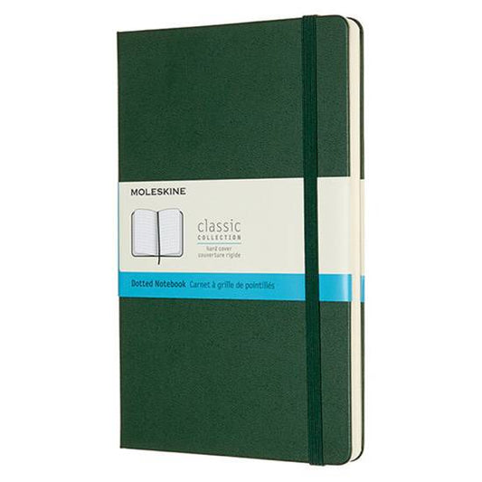 Moleskine Soft Large Dotted Notatbok ‑ Grønn