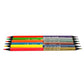 Milan Fargeblyanter sett med 6 stk med dobbel tupp ‑ 12 farger: Neon og metall