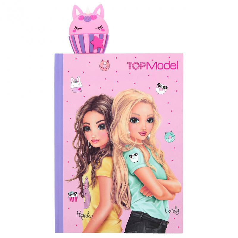 TOPModel Rosa notatbok til alle dine hemmeligheter ‑ Candy og Hayden