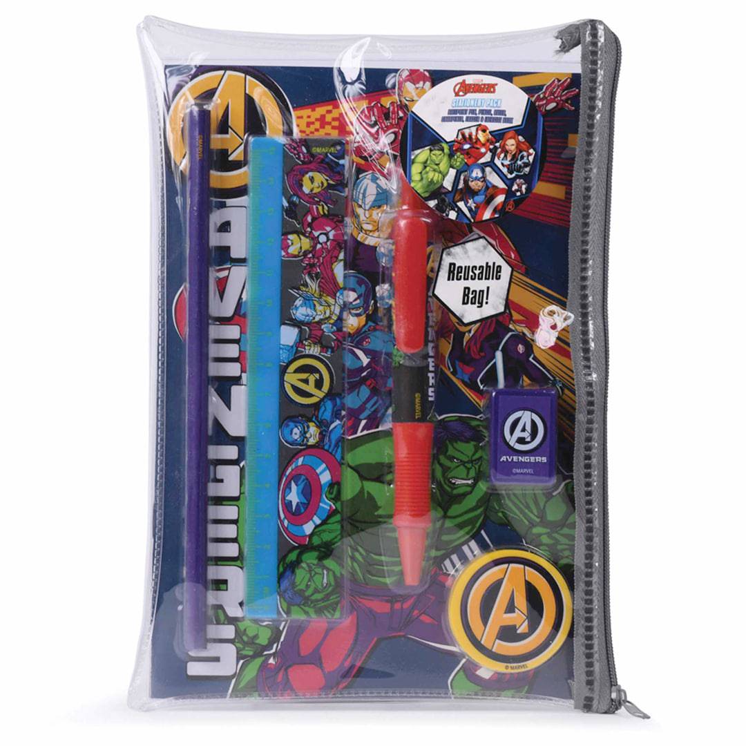Avengers ‑  Skrivesett ‑ Pennal, blyant, penn mm