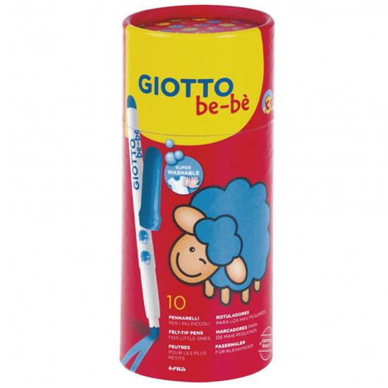 Giotto Turbo Be‑Be - 10 tusjer i praktisk boks 