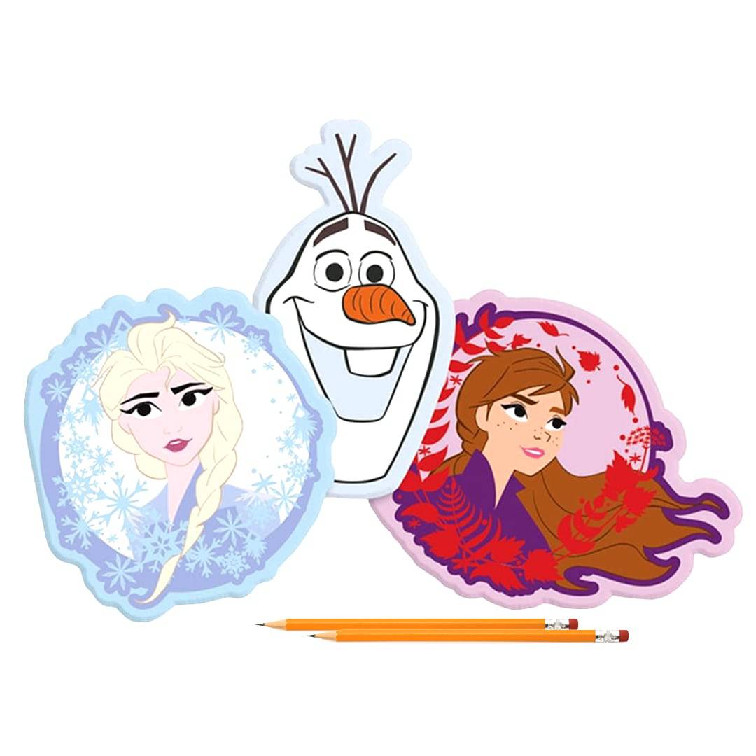 Frozen 2 ‑ 3 Notatblokker - Elsa, Anna og Olav