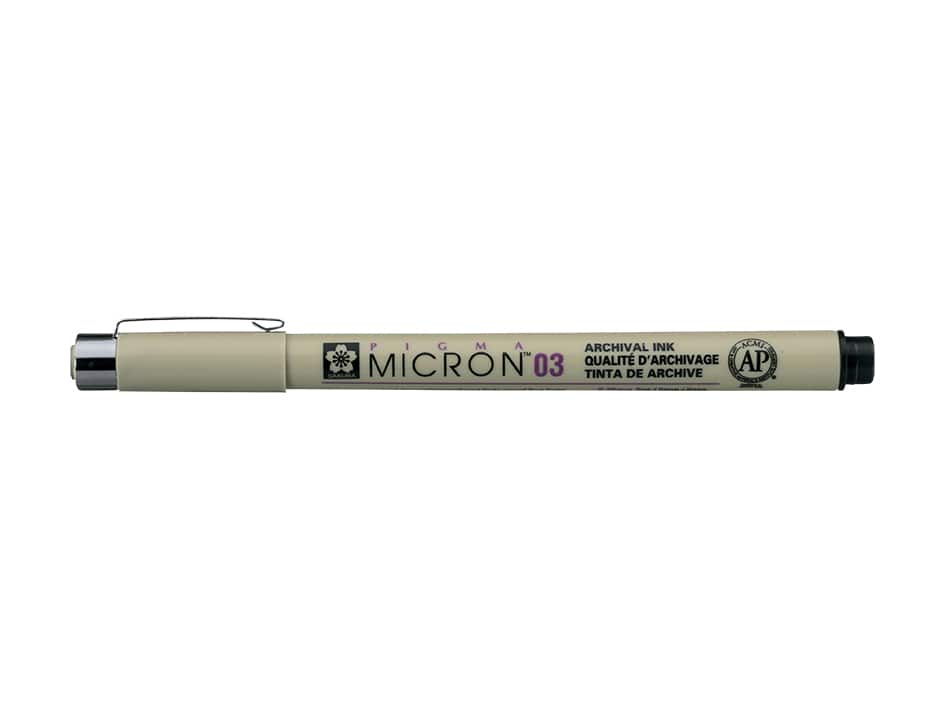 Sakura Pigma Micron 03 Sort