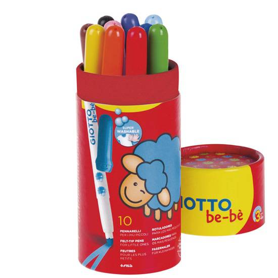 Giotto Turbo Be‑Be - 10 tusjer i praktisk boks 