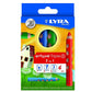 Lyra Groove Store Fargeblyanter ‑ Sett med 6 stk
