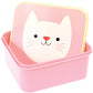 Rex London Matboks ‑ Rosa med pusekatt 