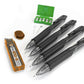 Pilot Trykkblyant Progrex BeGreen av resirkulert plast ‑ Sort 0,5mm