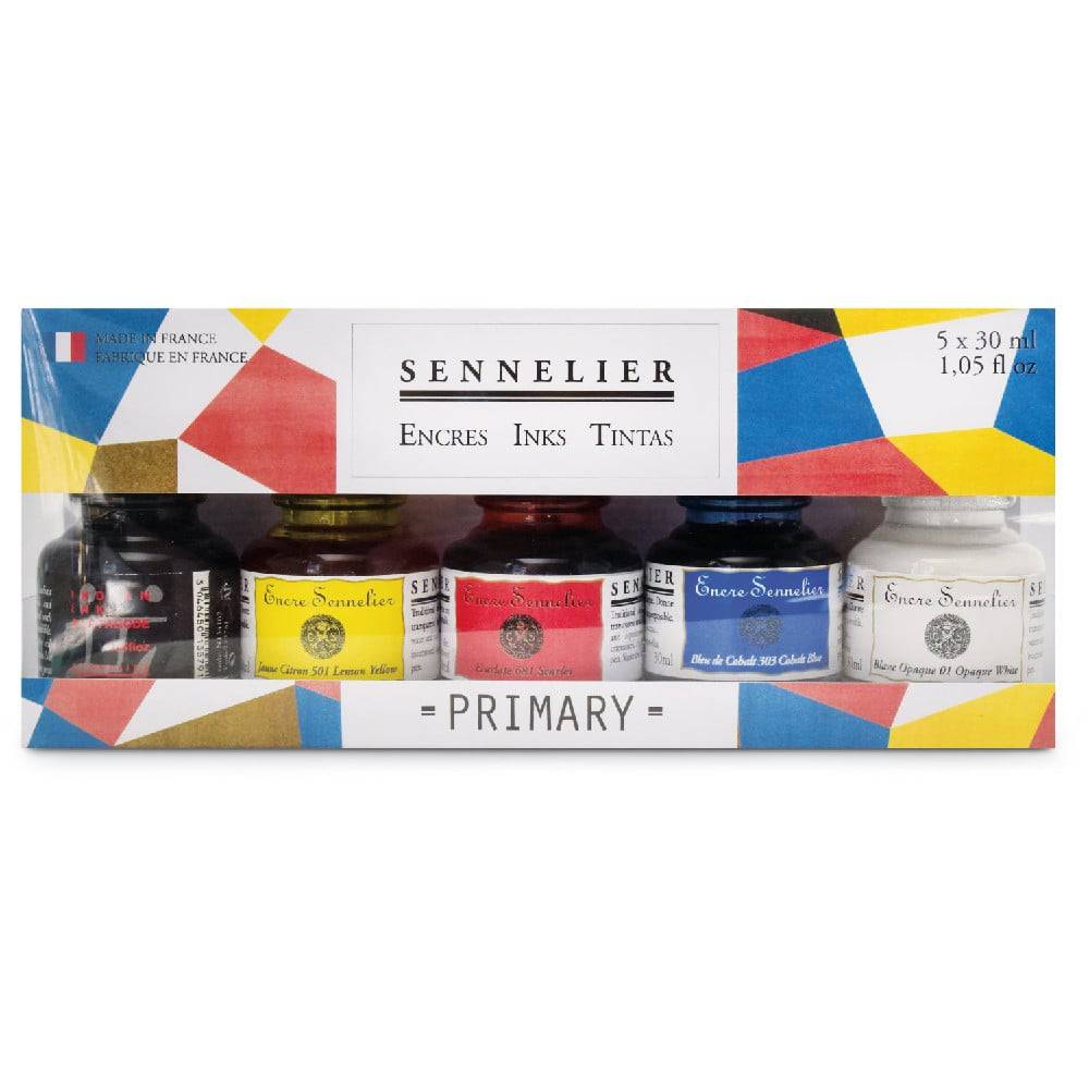 Sennelier Artist Blekk ‑ Primærfargene 5x30mL  