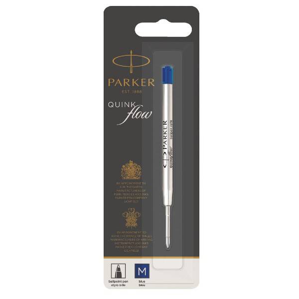 Parker Quinkflow Refill Blekk til kulepenn ‑ Blått blekk M 