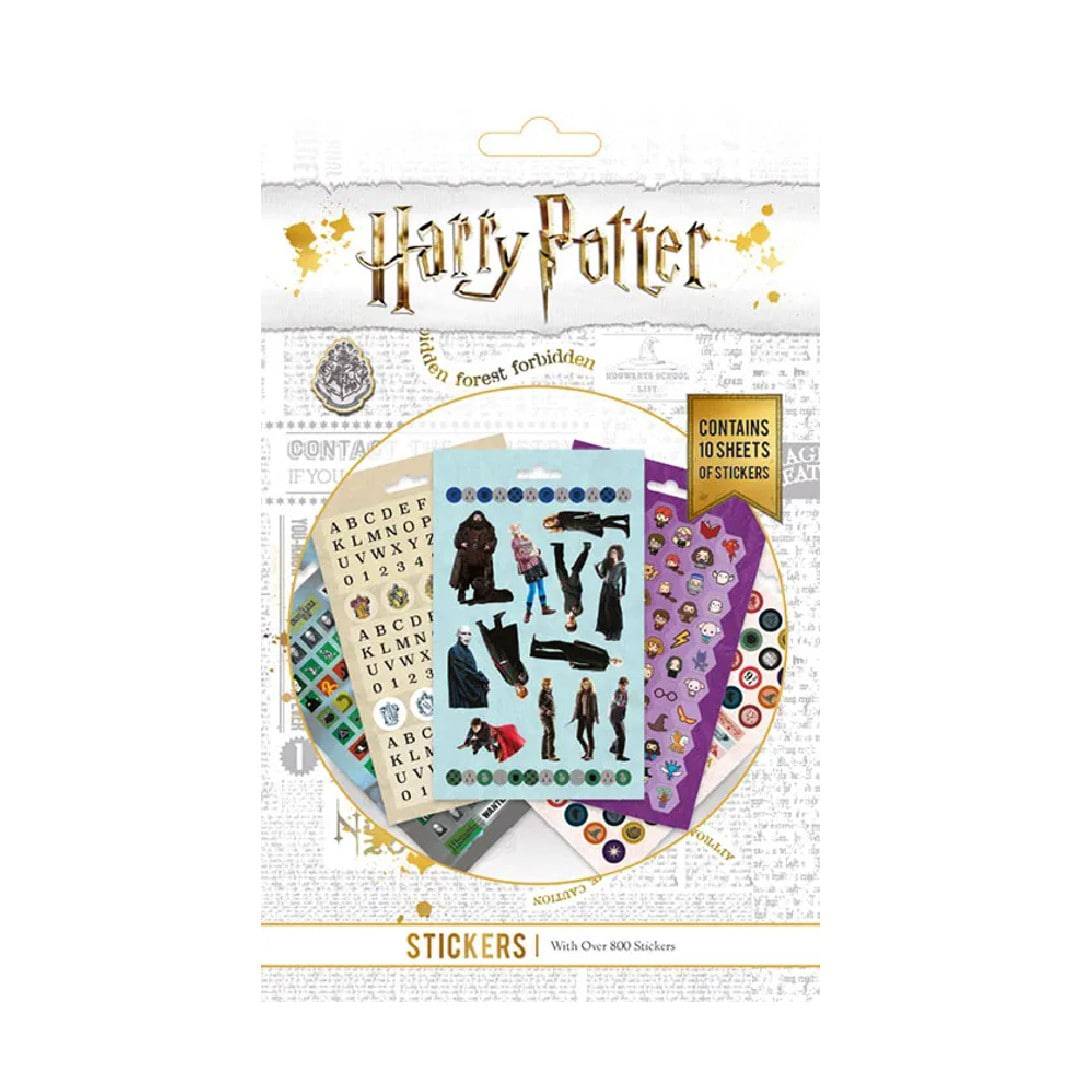 Harry Potter klistermerker ‑ 10 ark med 800 klistremerker
