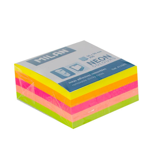Milan Sticky Notes Mini 50 x 50mm ‑ Neonfarger    