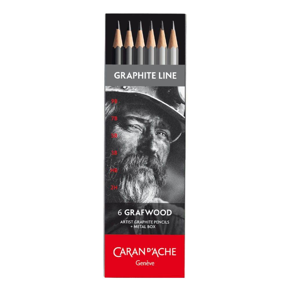 Caran d'Ache Graphite Line ‑ 6 blyanter  
