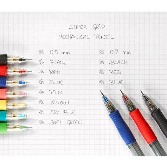 Pilot Supergrip Trykkblyant 0.5mm