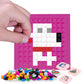 PIXIE CREW Mosaikkpanel med tape ‑ Rosa firkant 