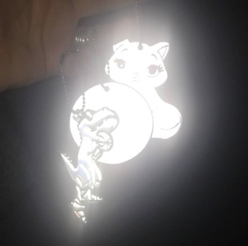 Tinka refleks til skolesekken ‑ Supertøff tiger med ekstra sterkt lys  