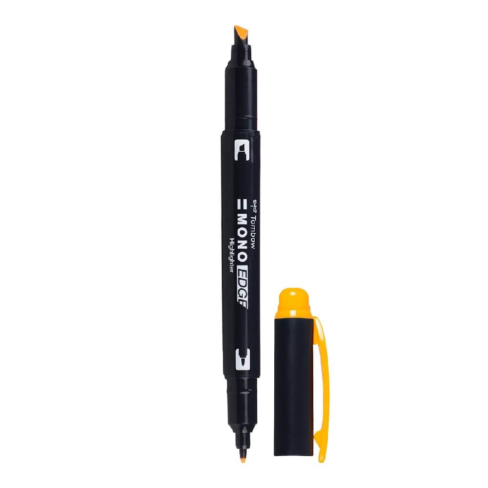Tombow Mono Edge Markeringspenn med dobbel tupp ‑ pakke med 6  
